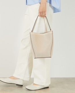【パンチングショルダー付きバッグ】