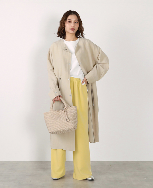 【テープメッシュトート】 詳細画像 ベージュ 10