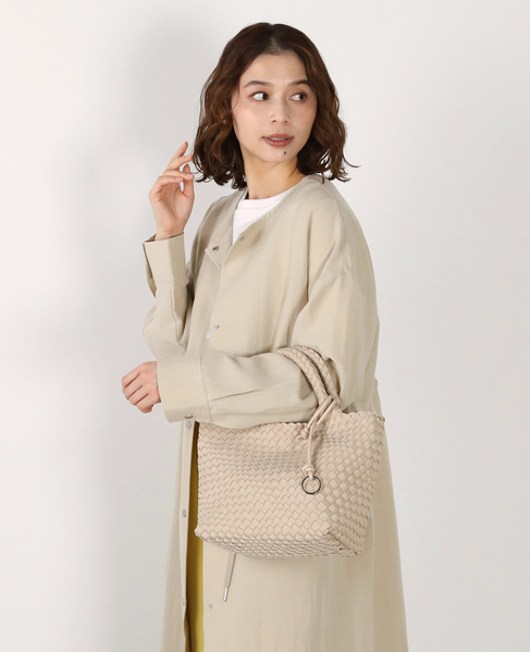 【テープメッシュトート】 詳細画像 ベージュ 4