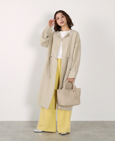 【テープメッシュトート】 詳細画像 ベージュ 7