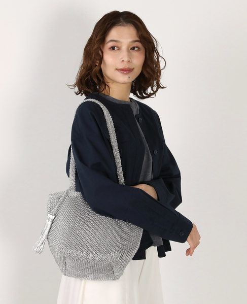 【メタリックショルダーバッグ】 詳細画像 シルバー 3