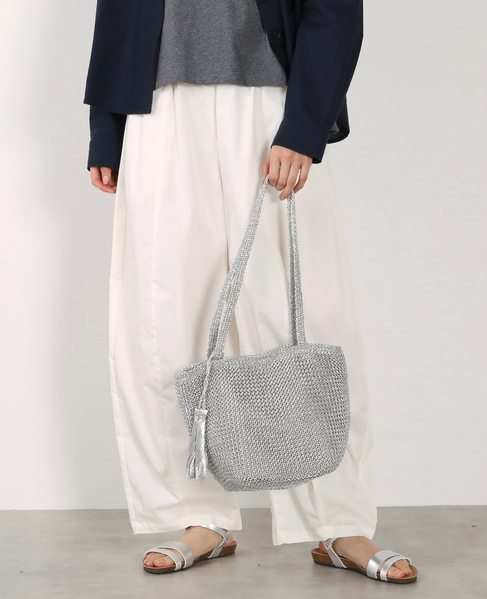 【メタリックショルダーバッグ】 詳細画像 シルバー 6
