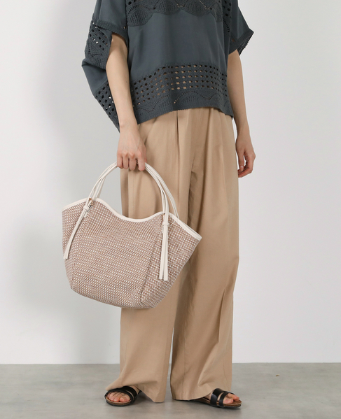 【メッシュトートバッグ】 詳細画像 ホワイト 2