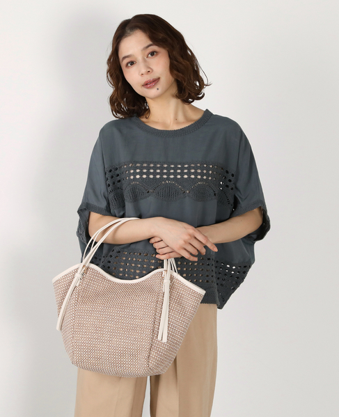 【メッシュトートバッグ】 詳細画像 ホワイト 4