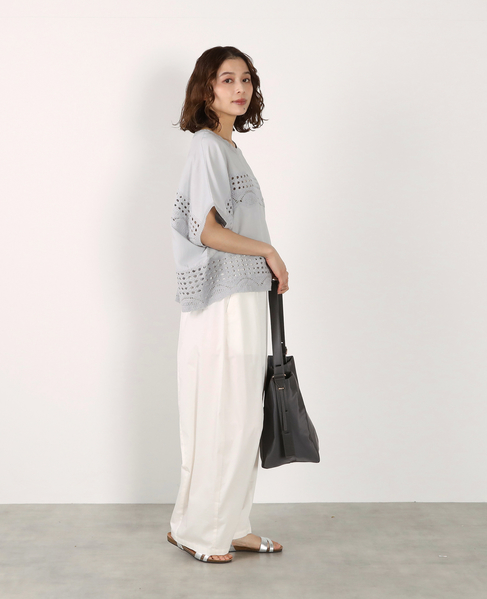 【ナイロンスクエアショルダーバッグ】 詳細画像 グレー 6