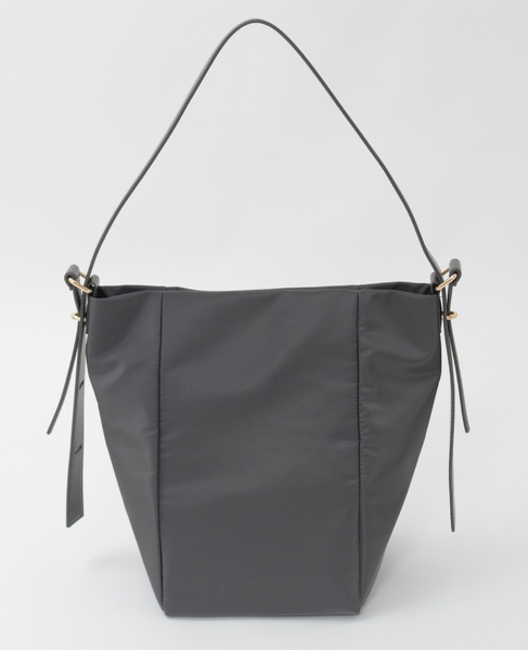 【ナイロンスクエアショルダーバッグ】 詳細画像 グレー 7