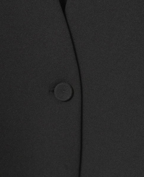 【noir】カットジョーゼットVジャケット（セットアップ可） 詳細画像 ブラック 13