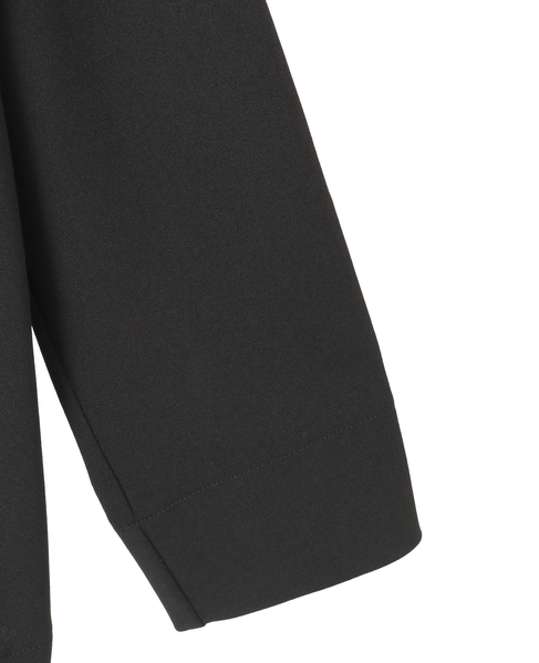 【noir】カットジョーゼットVジャケット（セットアップ可） 詳細画像 ブラック 18