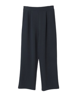 【noir】カットジョーゼット1タックストレートパンツ（一部WEB限定サイズ）（セットアップ可）