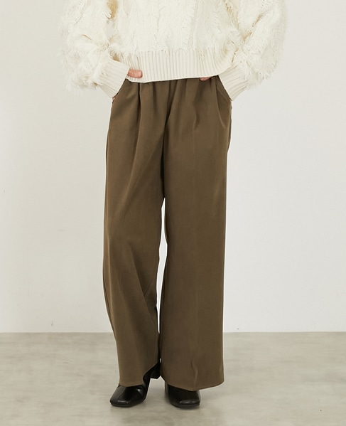 【ストレッチ起毛パンツ】 詳細画像 ブラウン系その他 1