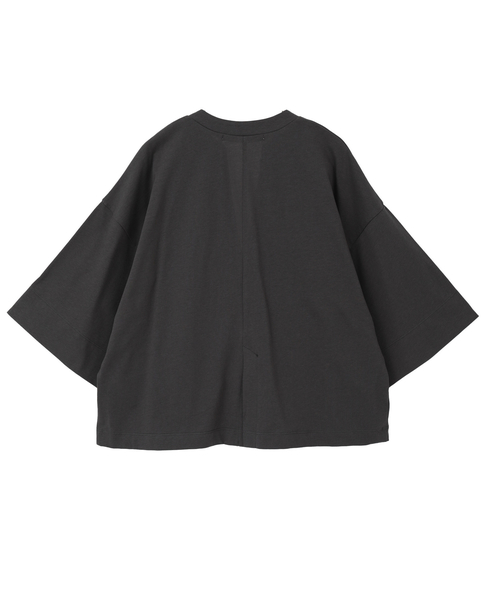 【コットンカーディガン】 詳細画像 チャコールグレー 2