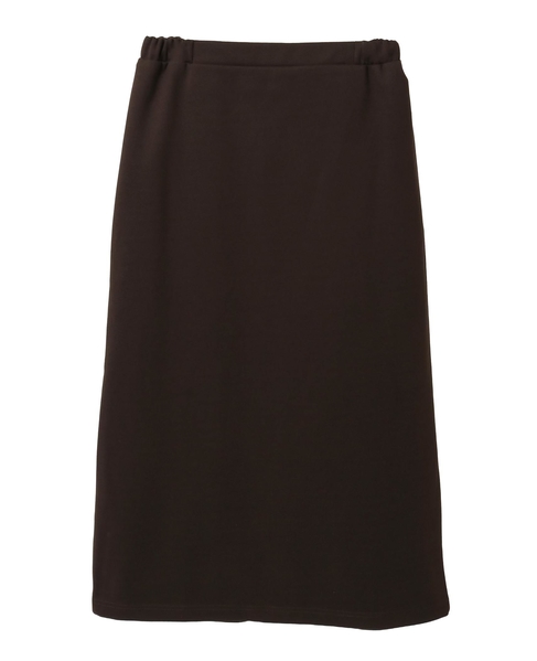 【ボイルニットジャージロングスカート】 詳細画像 ブラウン 10