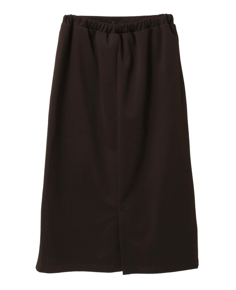 【ボイルニットジャージロングスカート】 詳細画像 ブラウン 11