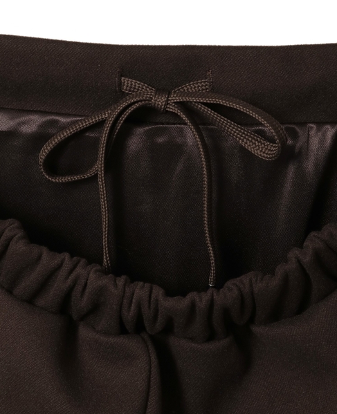 【ボイルニットジャージロングスカート】 詳細画像 ブラウン 16