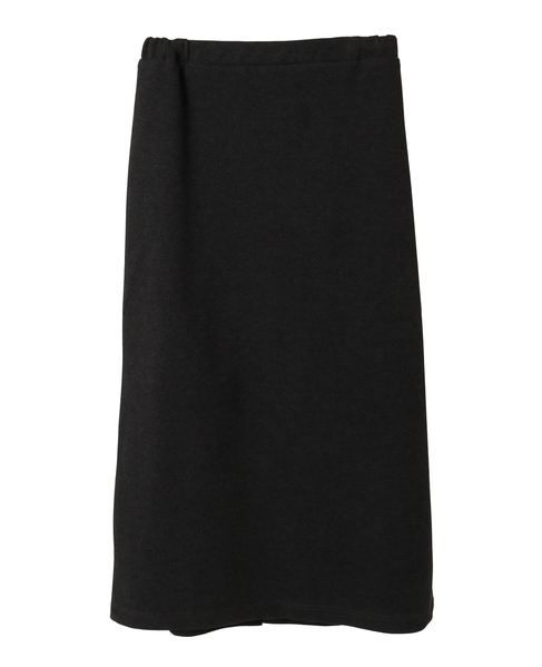 【ボイルニットジャージロングスカート】 詳細画像 チャコールグレー 8