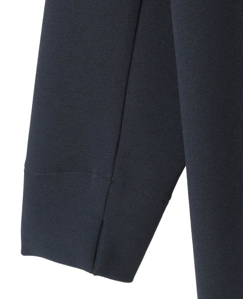 【noir】カットジョーゼットバックテールブラウス（セットアップ可） 詳細画像 ダークネイビー 14