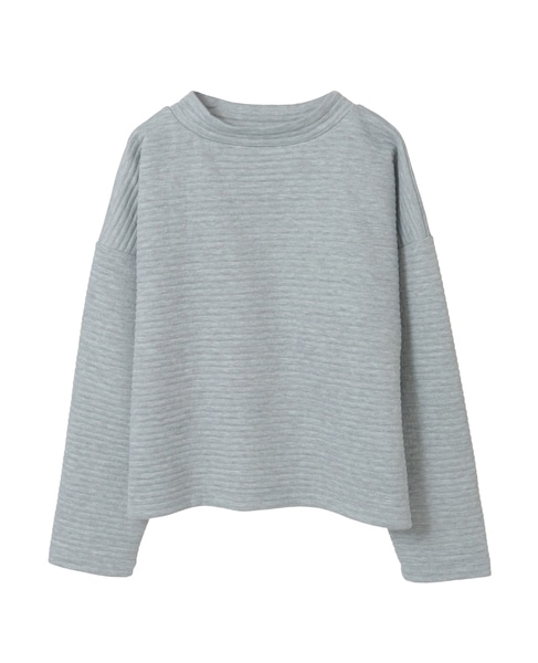 【キルトドルマンカットプルオーバー】 詳細画像 杢グレー 9