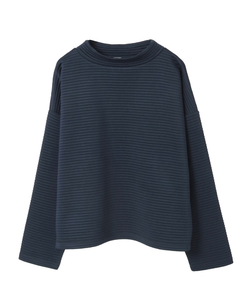 【キルトドルマンカットプルオーバー】 詳細画像 ネイビー 6