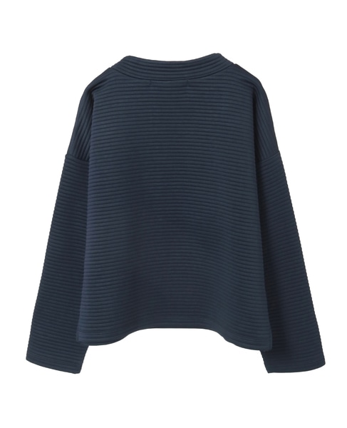 【キルトドルマンカットプルオーバー】 詳細画像 ネイビー 7