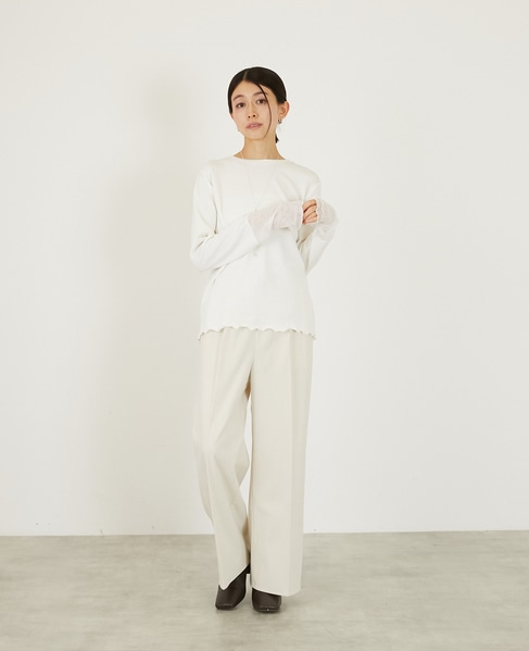 【チュールインナー】 詳細画像 オフホワイト 2