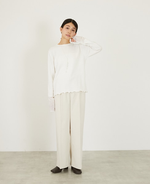 【チュールインナー】 詳細画像 オフホワイト 8