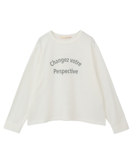 【ロゴプリントロングスリーブTシャツ】