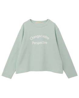 【ロゴプリントロングスリーブTシャツ】