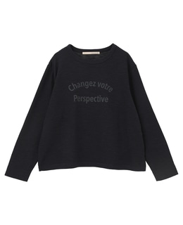 【ロゴプリントロングスリーブTシャツ】