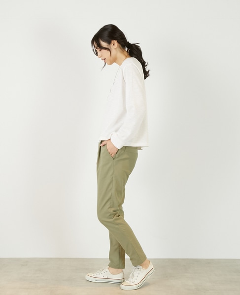 【ロゴプリントロングスリーブTシャツ】 詳細画像 オフホワイト 4