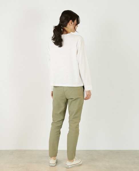 【ロゴプリントロングスリーブTシャツ】 詳細画像 オフホワイト 6