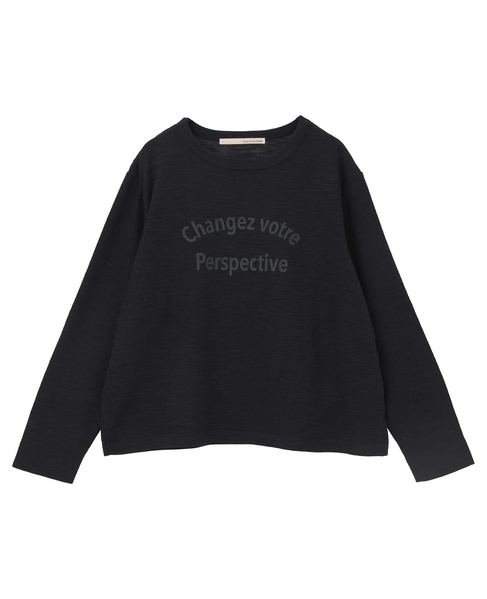 【ロゴプリントロングスリーブTシャツ】 詳細画像 ネイビー 12