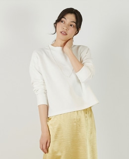 【ふくれリブ切り替えカットプルオーバー】