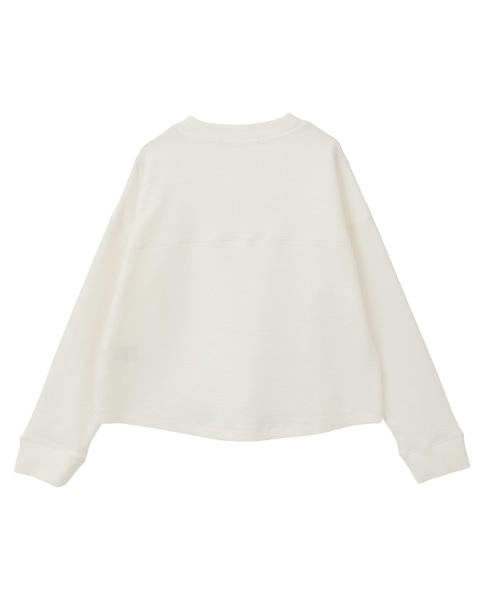 【ふくれリブ切り替えカットプルオーバー】 詳細画像 オフホワイト 10