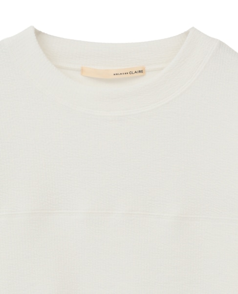 【ふくれリブ切り替えカットプルオーバー】 詳細画像 オフホワイト 11