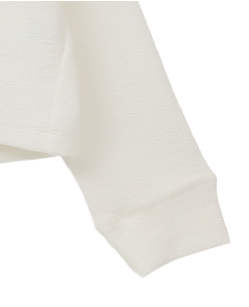 【ふくれリブ切り替えカットプルオーバー】 詳細画像 オフホワイト 12