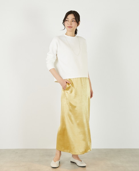 【ふくれリブ切り替えカットプルオーバー】 詳細画像 オフホワイト 7