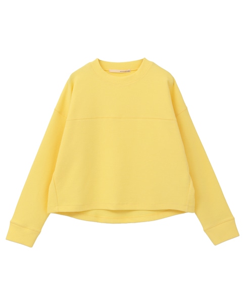 【ふくれリブ切り替えカットプルオーバー】 詳細画像 イエロー 10
