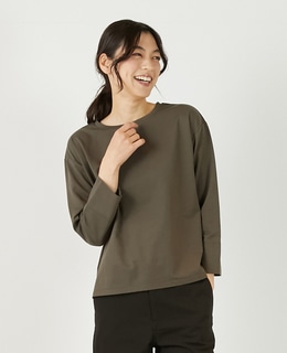 【コットンミックスミニ裏毛着回しプルオーバー】