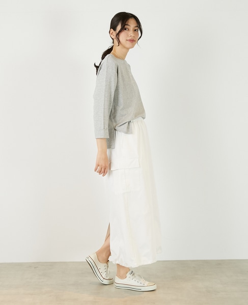 【コットンミックスミニ裏毛着回しプルオーバー】 詳細画像 杢グレー 6