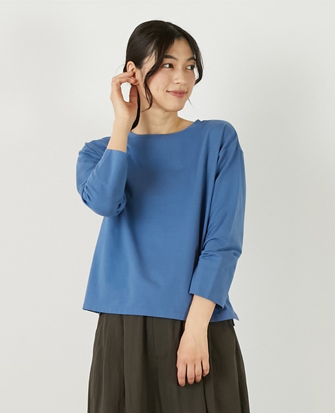 【コットンミックスミニ裏毛着回しプルオーバー】 詳細画像 ブルー 1