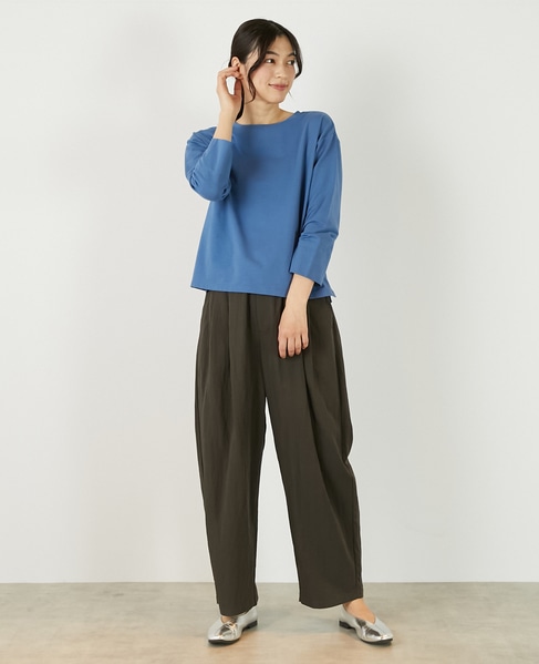 【コットンミックスミニ裏毛着回しプルオーバー】 詳細画像 ブルー 2