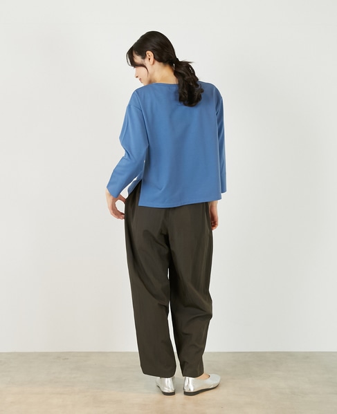 【コットンミックスミニ裏毛着回しプルオーバー】 詳細画像 ブルー 4