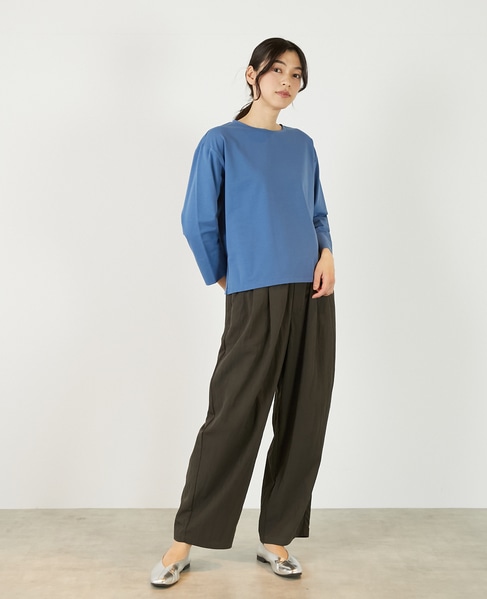 【コットンミックスミニ裏毛着回しプルオーバー】 詳細画像 ブルー 6