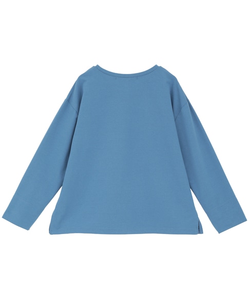 【コットンミックスミニ裏毛着回しプルオーバー】 詳細画像 ブルー 8