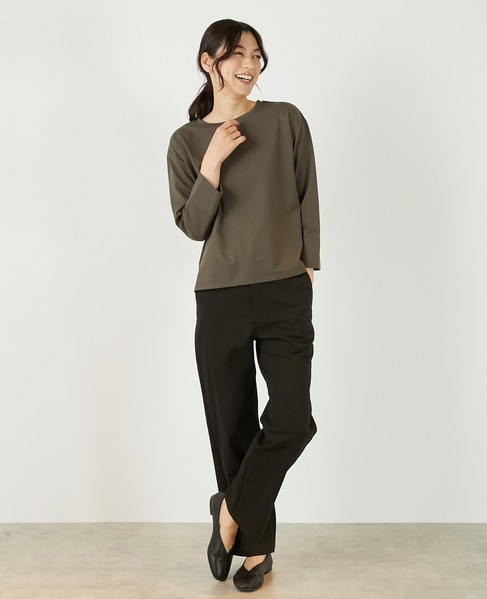 【コットンミックスミニ裏毛着回しプルオーバー】 詳細画像 グリーン系その他 2