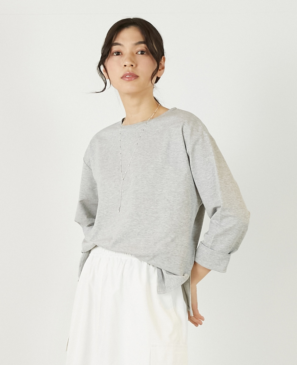 コットンミックスミニ裏毛着回しプルオーバー】｜MELROSE CLAIRE