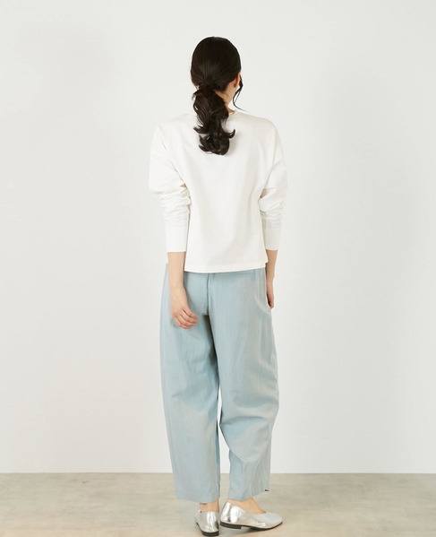 【ミニ裏毛MAGNIFIGUE ロゴPTロングTシャツ】 詳細画像 オフホワイト 5