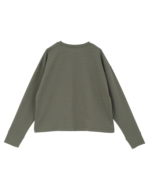 【ミニ裏毛MAGNIFIGUE ロゴPTロングTシャツ】 詳細画像 グリーン系その他 11