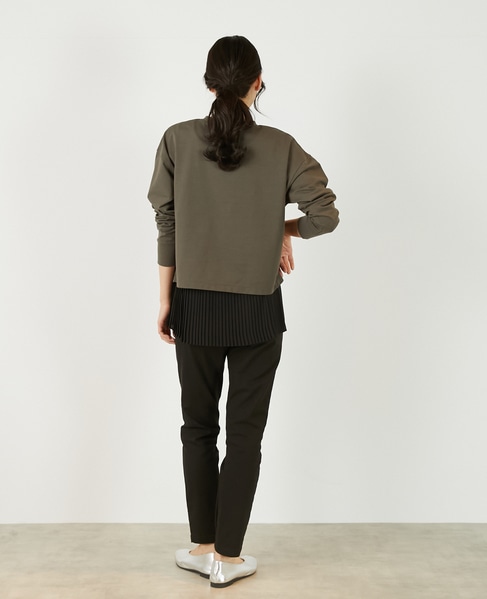 【ミニ裏毛MAGNIFIGUE ロゴPTロングTシャツ】 詳細画像 グリーン系その他 5