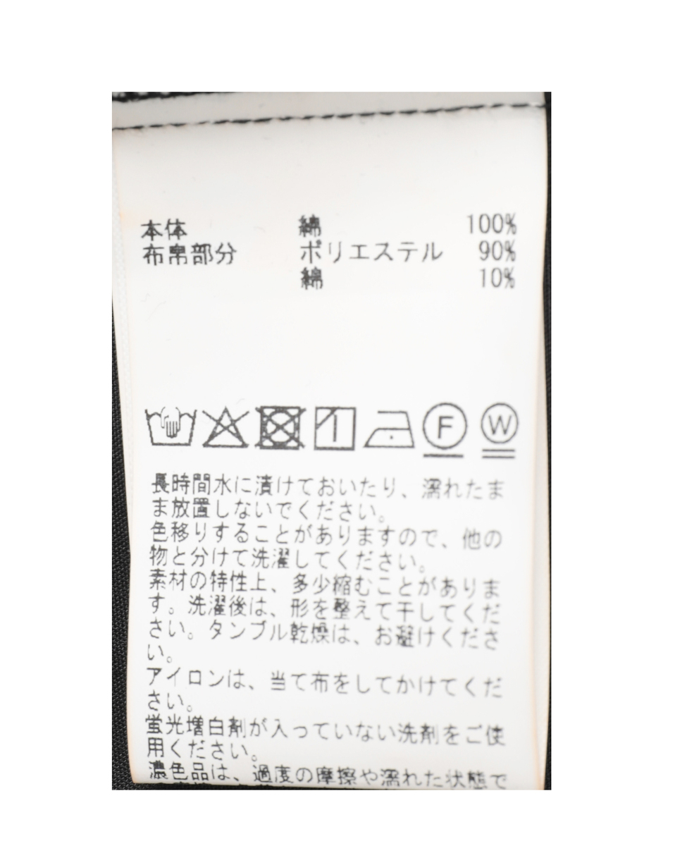 【コットン天竺＋ファブリックプルオーバー】 詳細画像 ブラック 31